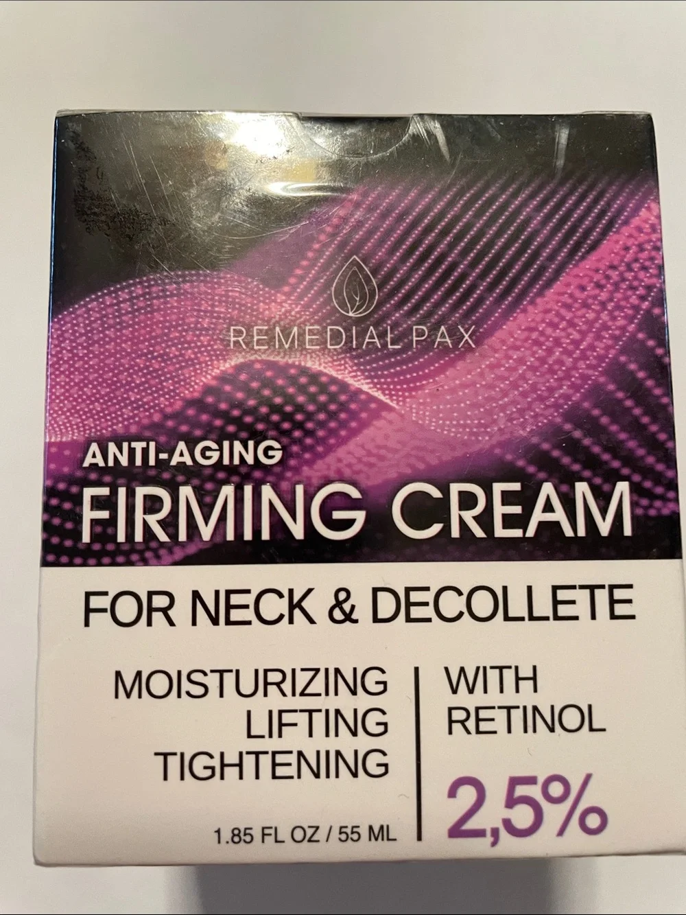 Remedial Pax Anti-Aging Firming Cream designed specifically for the neck New